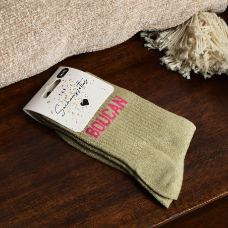 BOUCAN Or, Chaussettes Les Sachoussettes