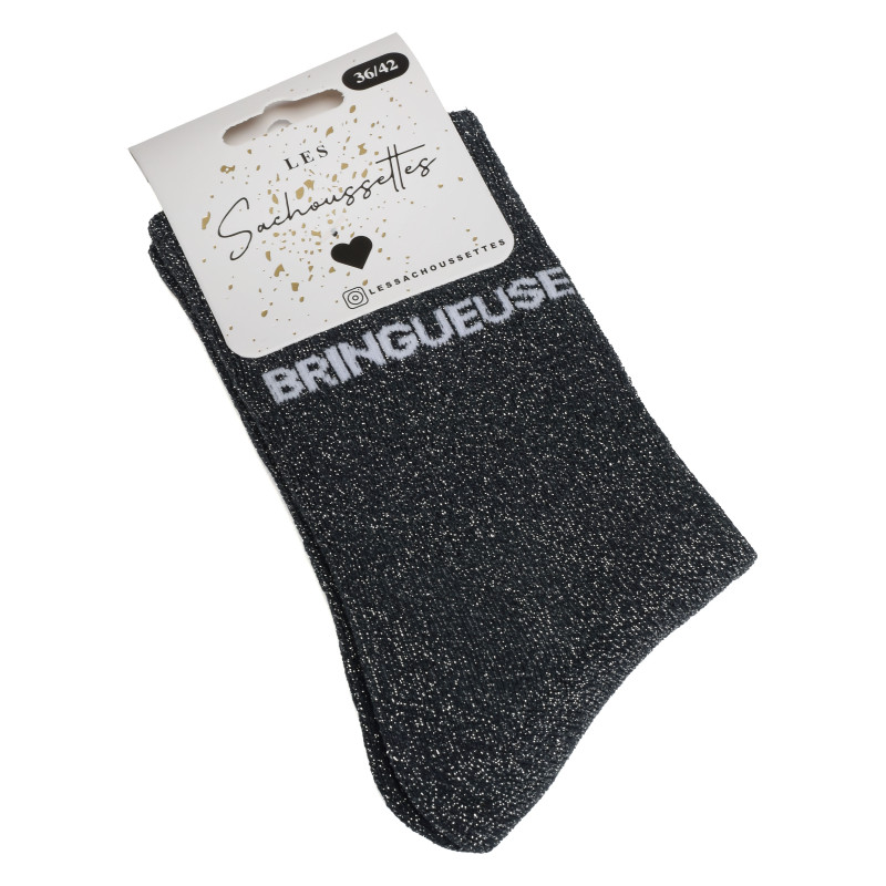 BRINGUEUSE Gris, Chaussettes Les Sachoussettes