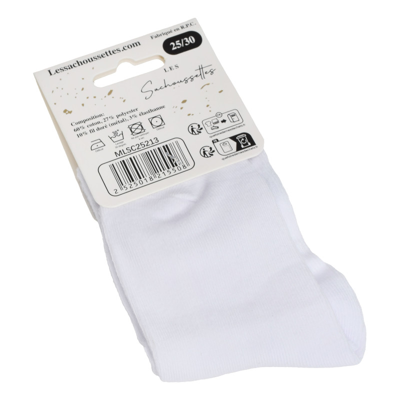 CEST MARSEILLE BB Blanc Noir, Chaussettes Les Sachoussettes