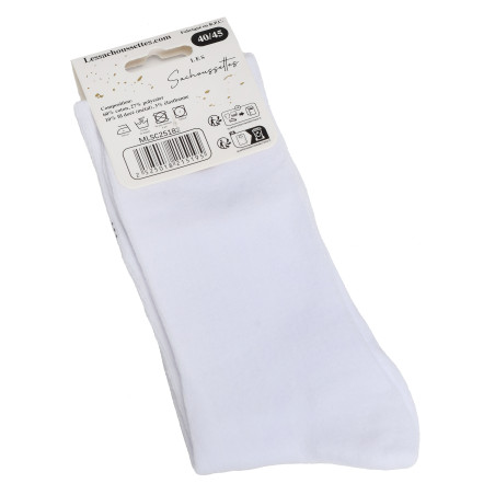 CEST MARSEILLE BB Blanc Noir, Chaussettes Les Sachoussettes