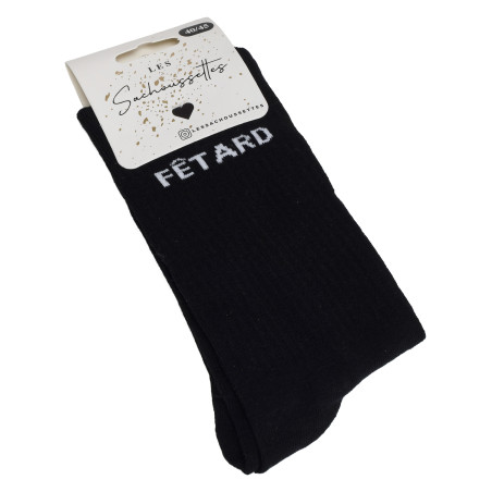 FETARD Noir Blanc, Chaussettes Les Sachoussettes