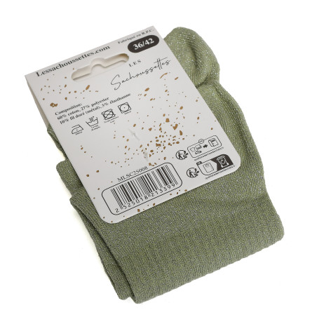 GIRL POWER Vert Clair, Chaussettes Les Sachoussettes