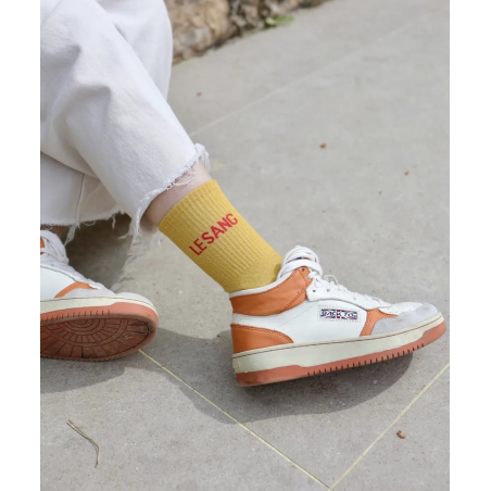 LE SANG Jaune Rouge, Chaussettes Les Sachoussettes