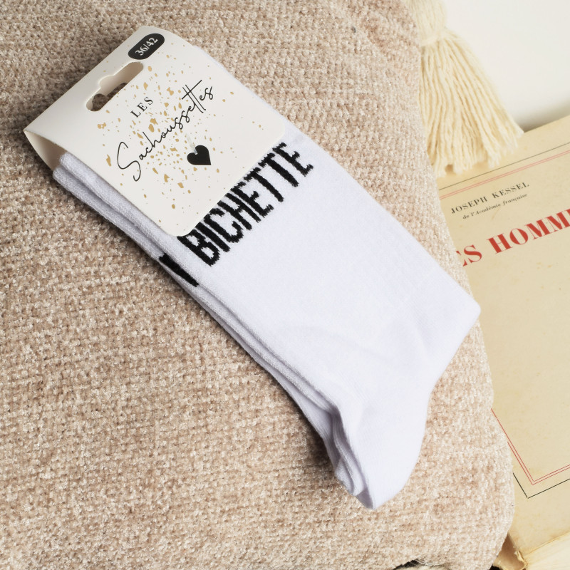 BICHETTE Blanc Noir, Chaussettes Les Sachoussettes