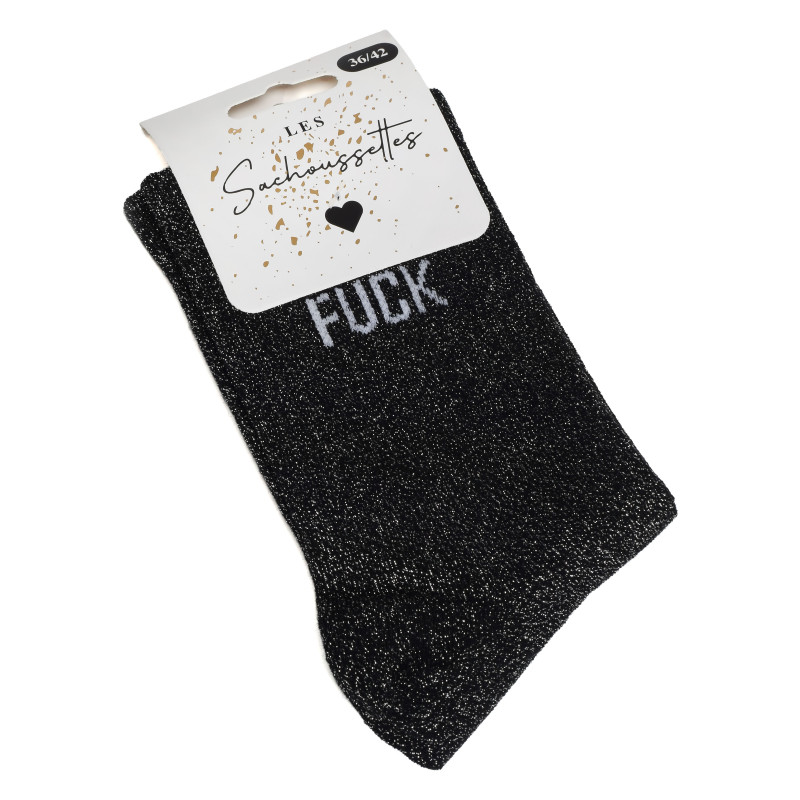 FUCK Noir, Chaussettes Les Sachoussettes
