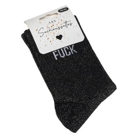 FUCK Noir, Chaussettes Les Sachoussettes