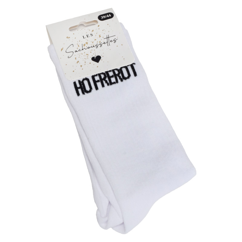 HO FREROT Blanc Noir, Chaussettes Les Sachoussettes