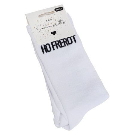 HO FREROT Blanc Noir, Chaussettes Les Sachoussettes