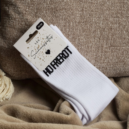 HO FREROT Blanc Noir, Chaussettes Les Sachoussettes