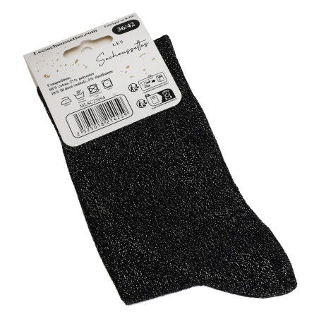 MA JOLIE Noir, Chaussettes Les Sachoussettes