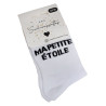 MA PETITE ETOILE Blanc Noir, Chaussettes Les Sachoussettes