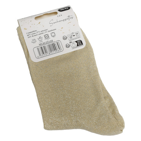 MAMAN DAMOUR Or, Chaussettes Les Sachoussettes
