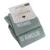 MAMIE DAMOUR Vert Eau, Chaussettes Les Sachoussettes