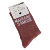 MARRAINE DAMOUR Rose Foncé, Chaussettes Les Sachoussettes
