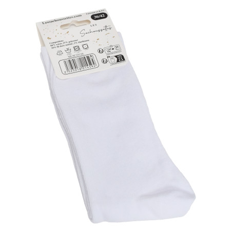 MEN BATS LES COUILLES Blanc Noir, Chaussettes Les Sachoussettes