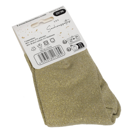 MINI BOUCAN Or, Chaussettes Les Sachoussettes