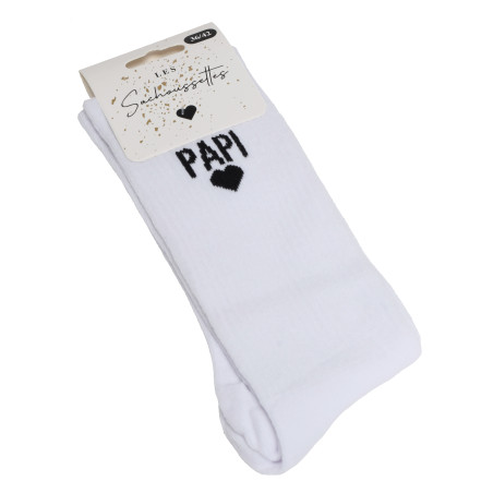 PAPI Blanc Noir, Chaussettes Les Sachoussettes