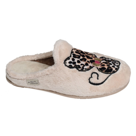 9014 Beige Léopard, Mules La Maison de l'Espadrille