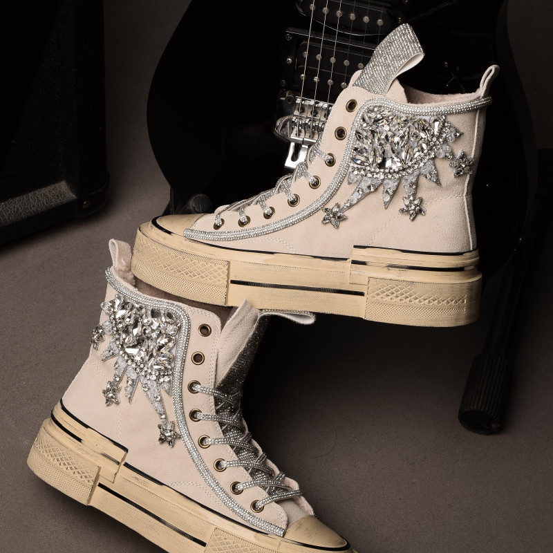 EFD 21C Beige, Baskets montantes Nan-Ku