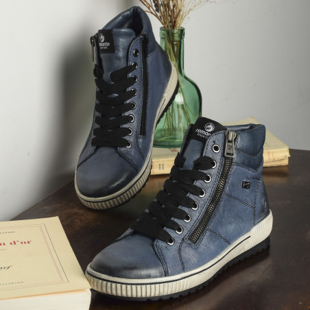 D0772 Bleu, Boots Remonte