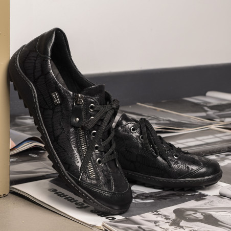 R1402 Noir, Sneakers basses Remonte