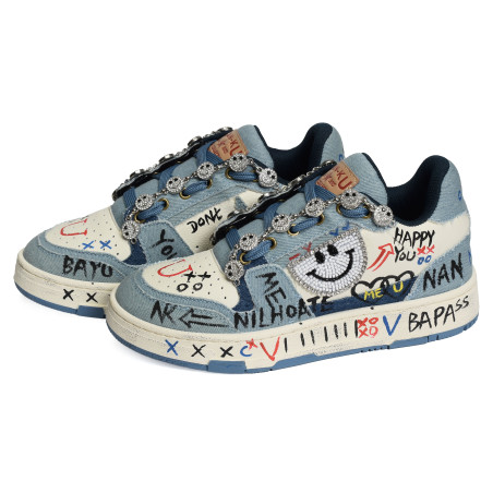 EFE 05 Jeans, Baskets running Nan-Ku