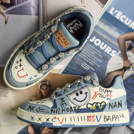 EFE 05 Jeans, Baskets running Nan-Ku