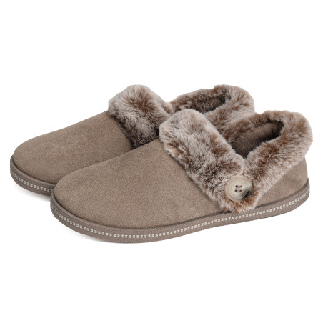 COZY CAMPFIRE Taupe, Ballerines Skechers