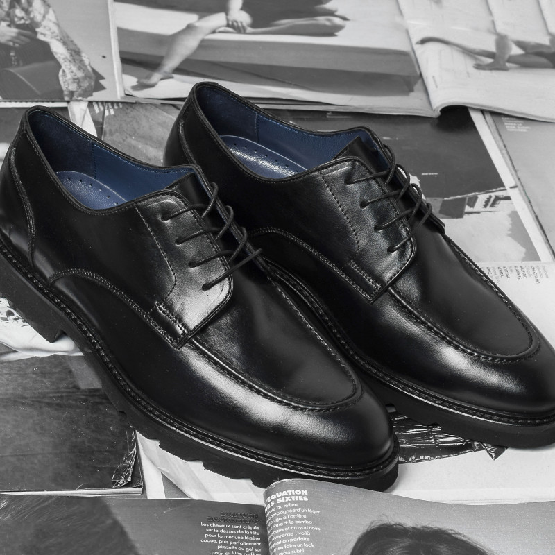 MICRO 4604 Noir, Richelieus Brett & Sons