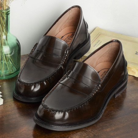 4700 Marron, Mocassins Brett & Sons