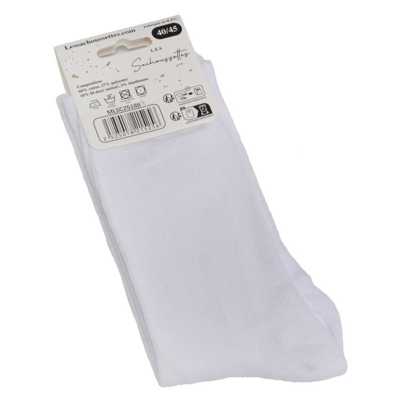 TU MEMBOUCANE Blanc Noir, Chaussettes Les Sachoussettes
