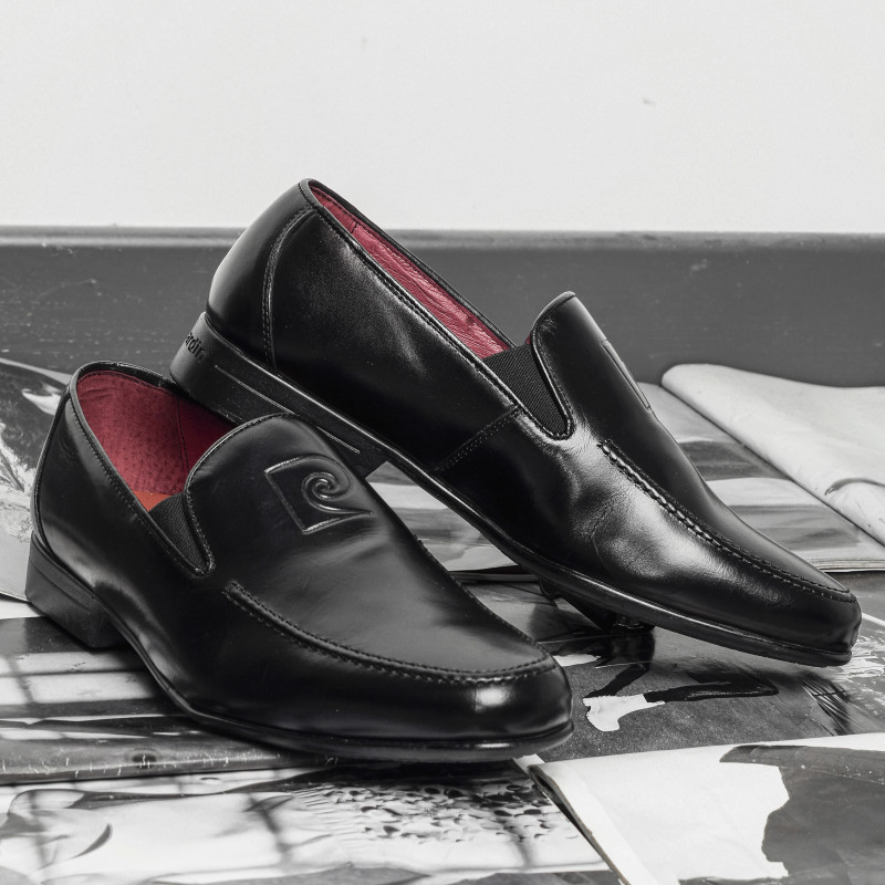 ZAZA Noir, Mocassins Pierre Cardin