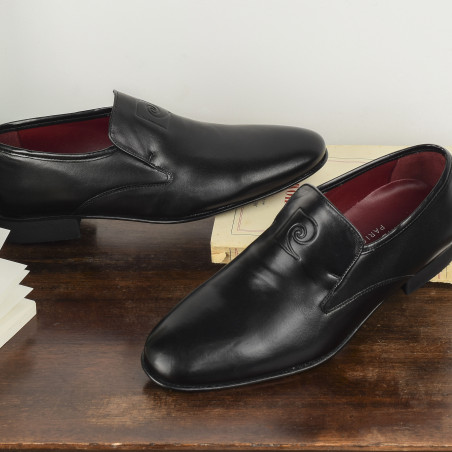 CURLIN Noir, Mocassins Pierre Cardin