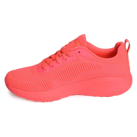 BOBS SQUAD CHAOS COOL RYTHMS Rose Fluo, Baskets running Skechers