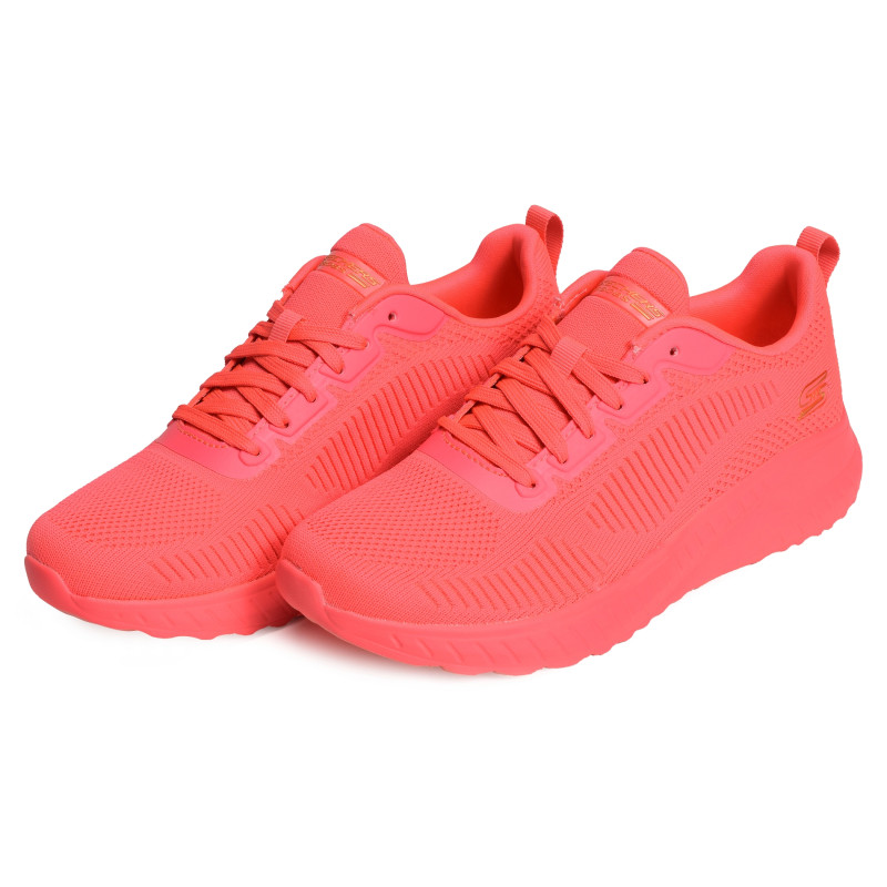 BOBS SQUAD CHAOS COOL RYTHMS Rose Fluo, Baskets running Skechers