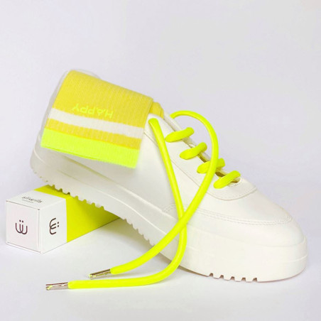 LACETS NEON Jaune Fluo, Lacets Sliwils