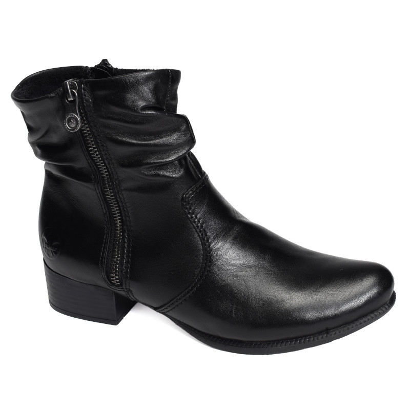 78656 Noir, Bottines Rieker