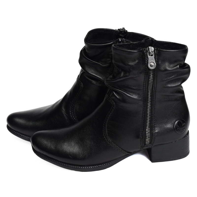 78656 Noir, Bottines Rieker