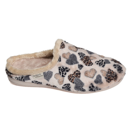 6240 Beige Multicolore, Mules La Maison de l'Espadrille