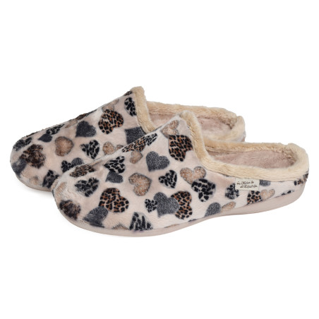 6240 Beige Multicolore, Mules La Maison de l'Espadrille