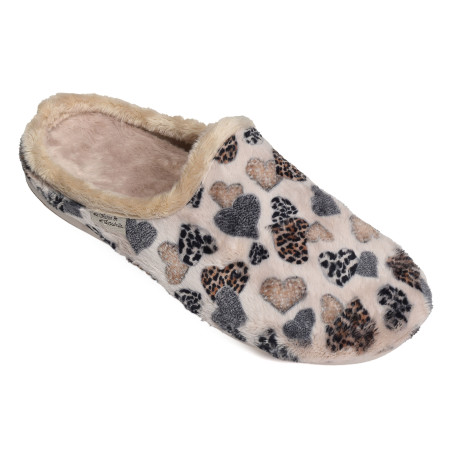 6240 Beige Multicolore, Mules La Maison de l'Espadrille