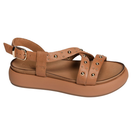 A96042 Marron, Nu-Pieds à plateforme Inuovo