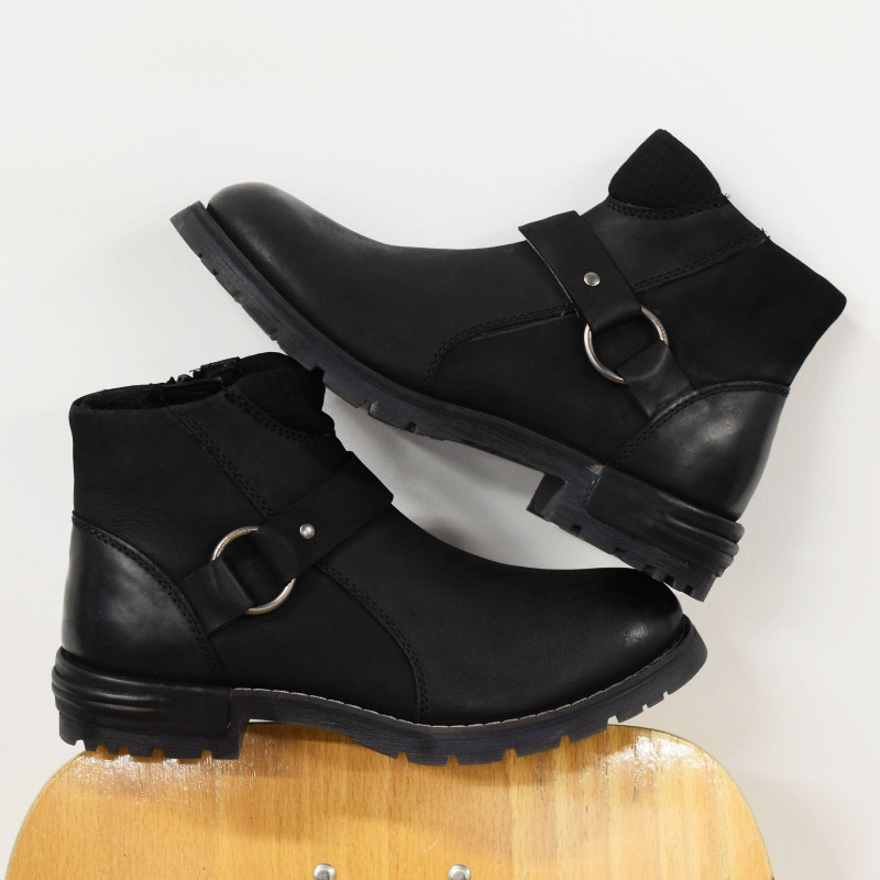 SENTRA 6113W Noir, Bottines Bugatti