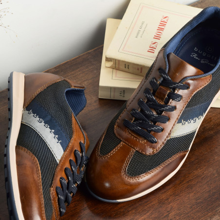 THORELLO A9Q05 Cognac Marine, Sneakers basses Bugatti