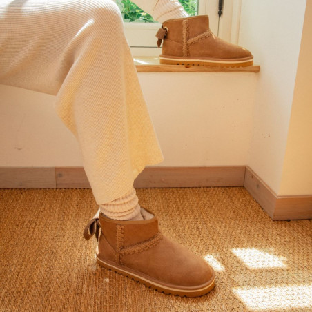 BOULD BOW W Camel, Boots Armistice