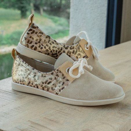 STONE ONE W Léopard Or, Chaussures basses Armistice