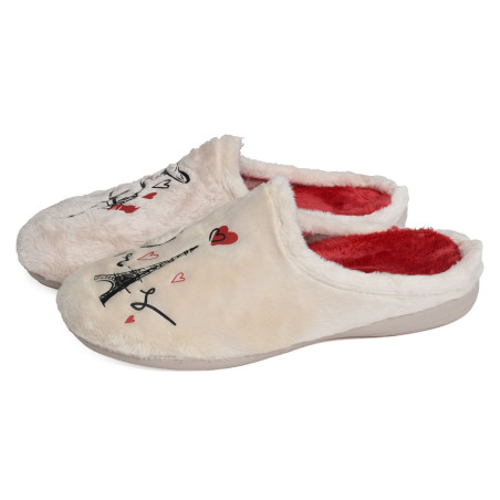 6504 Ecru, Mules La Maison de l'Espadrille