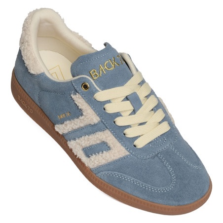 CLOUD FUR Bleu Jeans, Sneakers basses Back 70