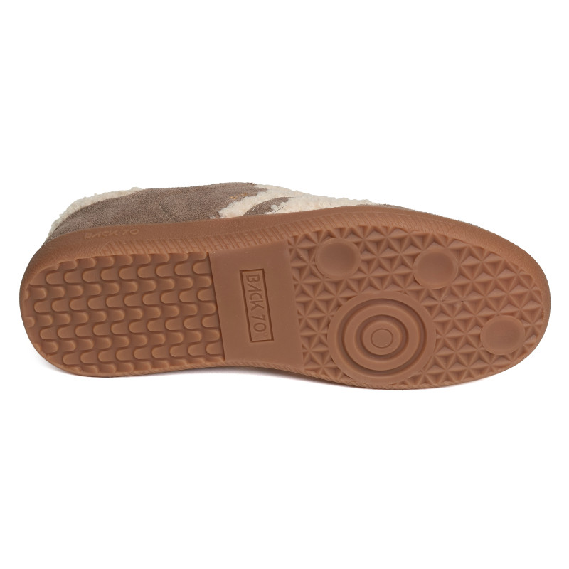 CLOUD FUR Taupe, Sneakers basses Back 70