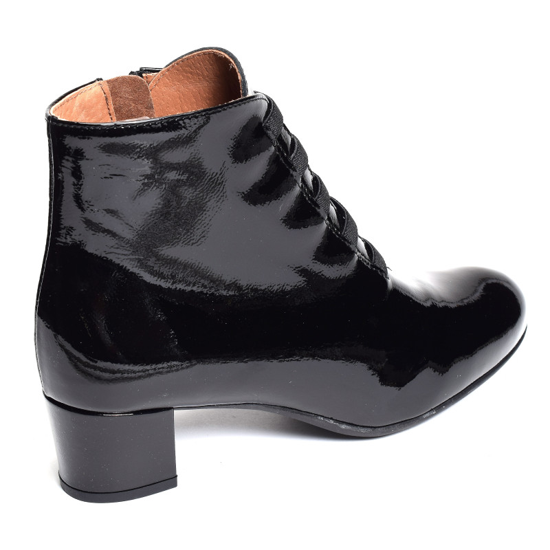 513 Verni Noir, Bottines Folie's